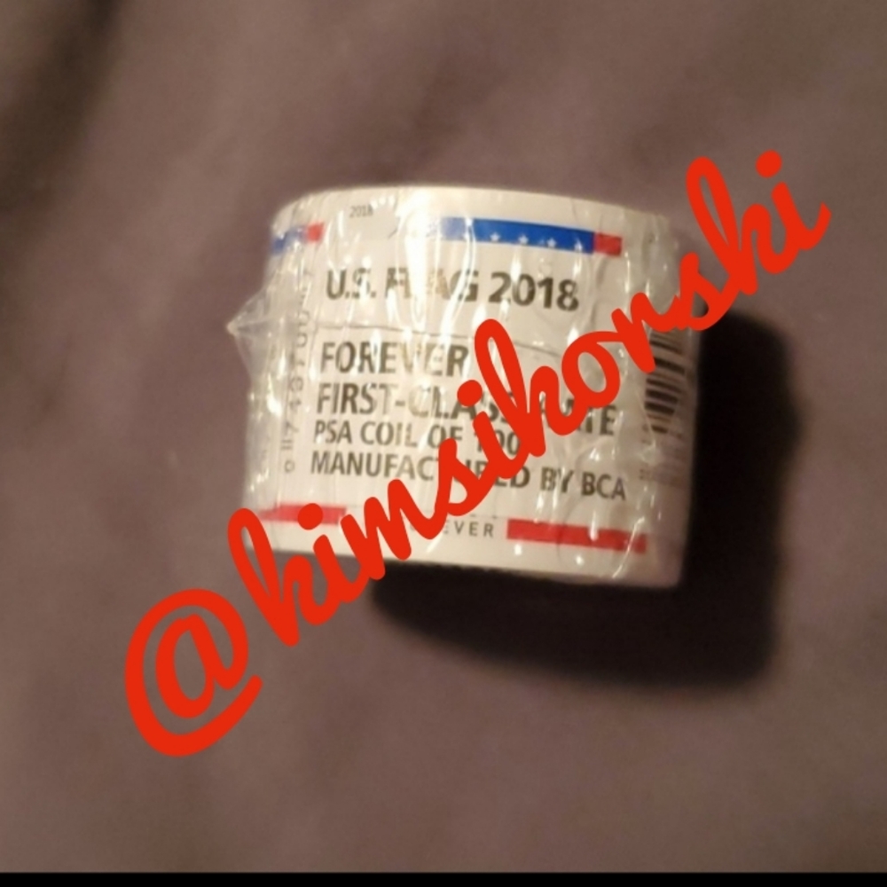 Roll Of 100 Forever‎ 2018 Flag Stamps First Class Postage USPS Stamp Mail - Picture 4 of 7